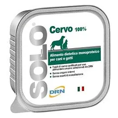 DRN Solo Cervo monoproteininis drėgnas maistas šunims ir katėms su elniena, 100 g