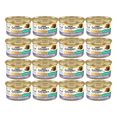 Purina Gourmet Gold Pikantiškas pyragas su ėriena ir šparaginėmis pupelėmis 48x85g