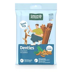 GREEN PETFOOD Denties with Insects 180 g hipoalerginis kramtukas su vabzdžių baltymu šunims