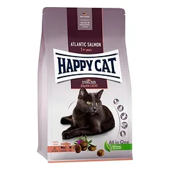 Happy Cat Sterilised Adult mišrus rinkinys, sausas maistas katėms 3 x 10 kg, Voralpen-Rind, Atlantik-Lachs & Weide-Lamm — 3 nuotrauka