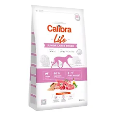 CALIBRA Dog Life Junior Large Breed Lamb 2,5 kg didelių veislių šuniukams ėriena