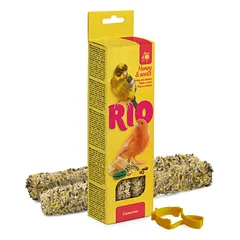 RIO lauželis kanarėlėms su medumi ir sveikomis sėklomis, 2×40 g