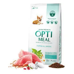 Optimeal Puppy sausas pašaras su kalakutiena šuniukams