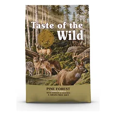 TASTE OF THE WILD Pine Forest 5,6 su elniena ir ankštiniais augalais