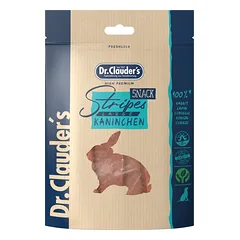 DR.CLAUDER’S vytintos plačios juostelės su triušiena šunims 80g