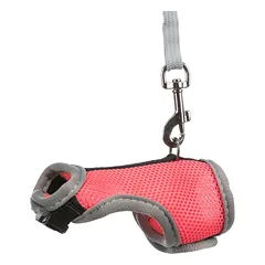 Trixie Soft Harness With Leash pakinktai žiurkėms su pavadėliu, reguliuojami, 12–18 cm, 1,20 m — 3 nuotrauka