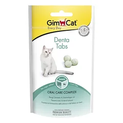 GimCat Denta Tabs 40g parduotuvėje vetprekes.lt