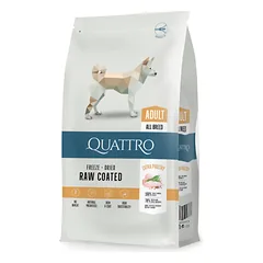 QUATTRO Extra Poultry sausas maistas šunims su paukštiena, 3kg