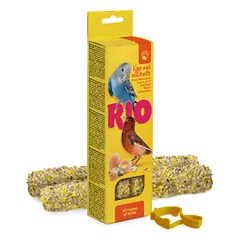 RIO lazdelės paukščiams su kiaušiniais ir austrių kiautais, 2x40 g