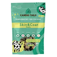 Candid Tails Skin & Coat Dog Snacks 100 g