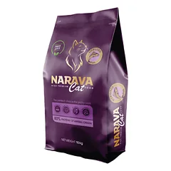NARAVA High Premium Cat Fish Sterilised sausas pašaras katėms 1,5 kg