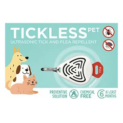 Tickless Pet ultragarsinis blusų ir erkės atbaidiklis (bežinis)