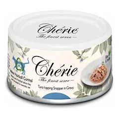 Cherie Cat Tuna Topping Snapper in Gravy Hairball Control 80 g
