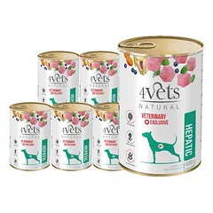 4Vets šunims kepenų 6x400g