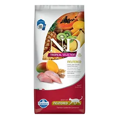 Farmina N&D Cat Tropical Selection Neutered su vištiena, sausas maistas katėms 10 kg — 2 nuotrauka
