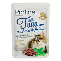 Profine konservai katėms su tunu 24x85g
