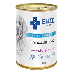 ENZO VET Hipoalerginė dieta su triušiena šunims, 400 g