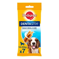PEDIGREE DentaStix (vidutinių veislių) dantų priežiūros skanėstai šunims 7 vnt. - 180g
