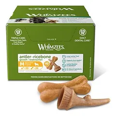 Whimzees by Wellness ragai ir ryžių kaulai, skanėstai šunims — 2 nuotrauka