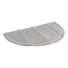 Duvo+ Katzentoiletten-Matte Hemisphäre grau