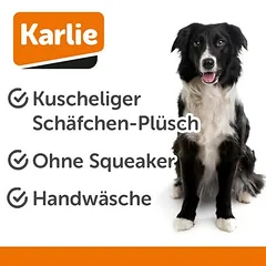 Karlie pliušinis žaislas antis, L 39 x B 30 x H 9 cm — 3 nuotrauka