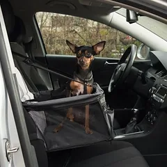 zooplus Exclusive automobilinė sėdynė šunims Booster, Mažiems 5–10 kg — 5 nuotrauka