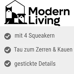 Modern Living žaislas šunims Mombasa Giraffe, L 44 x B 13 x H 7 cm — 3 nuotrauka