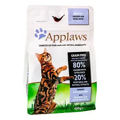Applaws Cat Adult su vištiena ir antiena, sausas maistas katėms 400 g — 2 nuotrauka