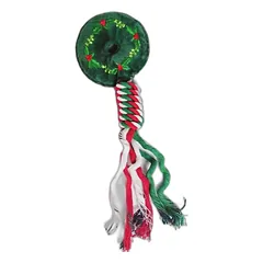 Hippie Pet gyvūnų augintinių žaislas, spurga su virve, 10x31 cm