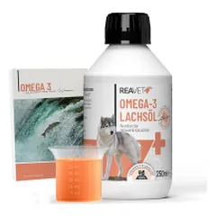 ReaVET Omega-3 lašišų aliejus šunims ir katėms