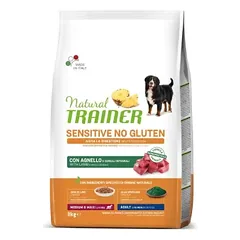 NT ADULT DOG SENSITIVE NO GLUTEN M/M LAMB (ėriena) 3kg.