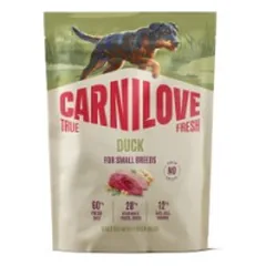 CARNILOVE TRUE FRESH Dog Duck Small Breeds sausas pašaras šunims 1,5 kg