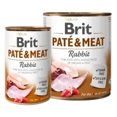 Brit Care Rabbit Pate & Meat konservai šunims - Pet24