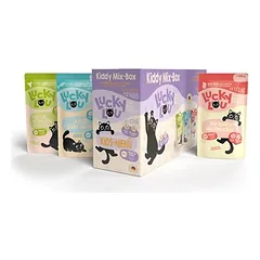 Lucky Lou Kitten drėgnas maistas kačiukams, ekonominė pakuotė 48 x 125 g, Paukštiena — 4 nuotrauka