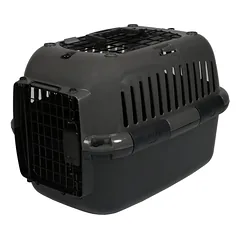 Europet Bernina transportavimo dėžė katėms ir mažiems šunims, pilka, 49x32x32 cm