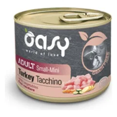 Oasy Grain Free Adult Small & Mini Turkey konservai su kalakutiena šunims