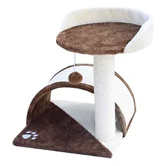 Draskyklė 43 cm., baltos/rudos spalvos — 2 nuotrauka