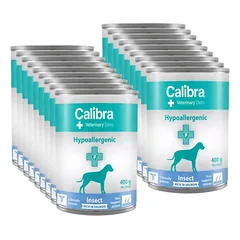 Calibra Veterinary Diets Hypoallergenic Insect & Salmon 18x400g