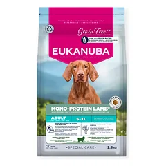 Eukanuba Special Care Monoprotein sausas maistas šunims su ėriena, AB, 2,3 kg