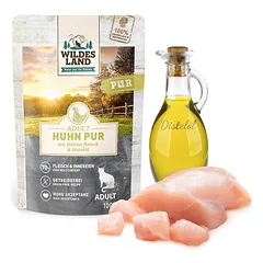 Wildes Land PUR Adult Chicken pure konservai katėms su vištiena, 100 g — 2 nuotrauka