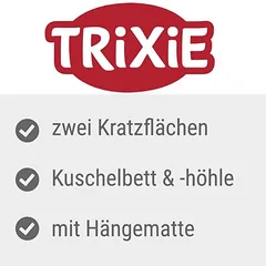 Trixie Junior draskyklė kačiukams Pepito, pilka — 4 nuotrauka