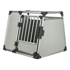 Trixie aliuminė transportavimo dėžė, šviesiai pilka/sidabrinė, L–XL, 91 × 75 × 84 cm — 3 nuotrauka