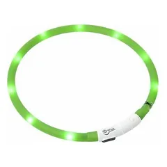 Flamingo VISIO LIGHT LED COLLAR GREEN 70CM — 2 nuotrauka