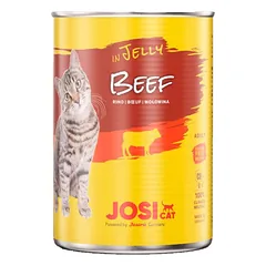 Josera JOSICAT Beef In Jelly konservai suaugusioms katėms su jautiena drebučiuose, 400 g