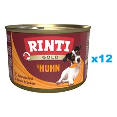 RINTI Gold Chicken Mini vištiena mažoms veislėms 12x185 g