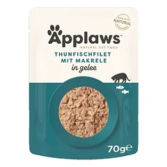 Applaws Pouch drebučiuose, drėgnas maistas katėms, ekonominė pakuotė 32 x 70 g — 5 nuotrauka