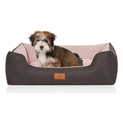 Knuffelwuff guolis šunims Luke iš velūro su rankų darbo audinio išvaizda, Mažiems 5–10 kg — 5 nuotrauka