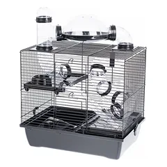 INTERZOO Rocky + Terrace Narvas žiurkėnams 42 cm, juodas