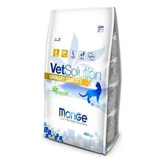 Monge VetSolution Cat Urinary Oxalate sausas maistas katėms, skirtas sumažinti oksalatinių akmenų susidarymą, 400 g
