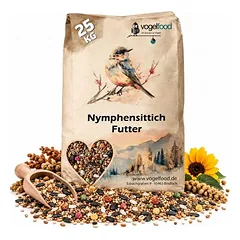 Vogelfood 25 kg paukščių ėdalas nimfinėms papūgoms